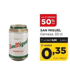 Oferta de San Miguel - Cerveza por 0,69€ en Alimerka