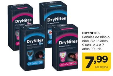 Oferta de Drynites - Panales De Nina o Nino 8 a 15 Anos por 7,99€ en Alimerka