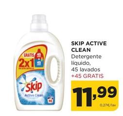 Oferta de Skip - Detergente Líquido, 45 Lavados por 11,99€ en Alimerka