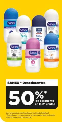 Oferta de Sanex - Desodorantes en Alimerka