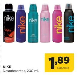 Oferta de Nike - Desodorantes por 1,89€ en Alimerka