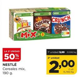 Oferta de Nestlé - Cereales Mix por 3,99€ en Alimerka