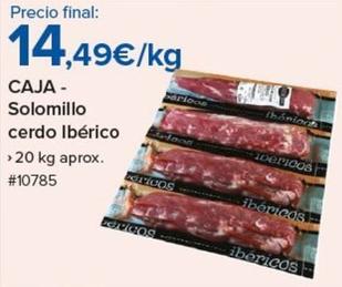 Oferta de Solomillo de cerdo por 14,49€ en Costco
