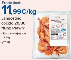 Oferta de Langostinos cocidos por 11,99€ en Costco