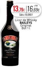Oferta de Baileys - Licor De Whisky por 13,79€ en Cuevas Cash
