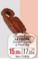 Oferta de La Encina - Chorizo Extra Dulce/Picante por 15,95€ en Cuevas Cash