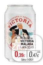 Oferta de Victoria Malaga - Cerveza por 0,39€ en Cuevas Cash
