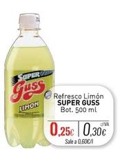 Oferta de Super Guss - Refresco Limon por 0,25€ en Cuevas Cash