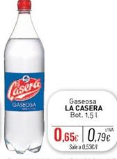 Oferta de La Casera - Gaseosa por 0,65€ en Cuevas Cash