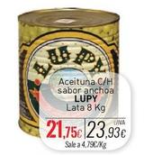 Oferta de Lupy - Aceituna C/H Sabor Anchoa por 21,75€ en Cuevas Cash
