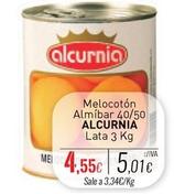 Oferta de Alcurnia - Melocotón Almíbar por 4,55€ en Cuevas Cash