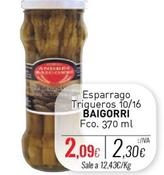 Oferta de Baigorri - Esparrago Trigueros por 2,09€ en Cuevas Cash