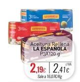 Oferta de La Española - Aceituna Rellena por 2,19€ en Cuevas Cash