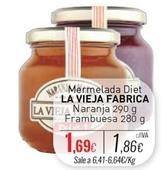 Oferta de La Vieja Fábrica - Mermelada Diet por 1,69€ en Cuevas Cash