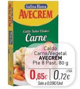 Oferta de Avecrem - Caldo Carne/Vegetal por 0,65€ en Cuevas Cash