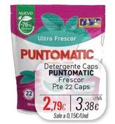 Oferta de Punto Matic - Detergente Caps Frescor por 2,79€ en Cuevas Cash