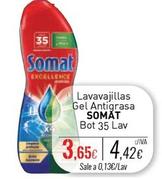 Oferta de Somat - Lavavajillas Gel Antigrasa por 3,65€ en Cuevas Cash