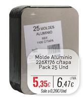 Oferta de Molde Aluminio por 5,35€ en Cuevas Cash