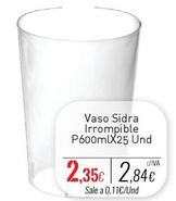 Oferta de Vasos por 2,35€ en Cuevas Cash