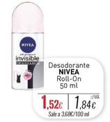 Oferta de Nivea - Desodorante Roll-On por 1,52€ en Cuevas Cash