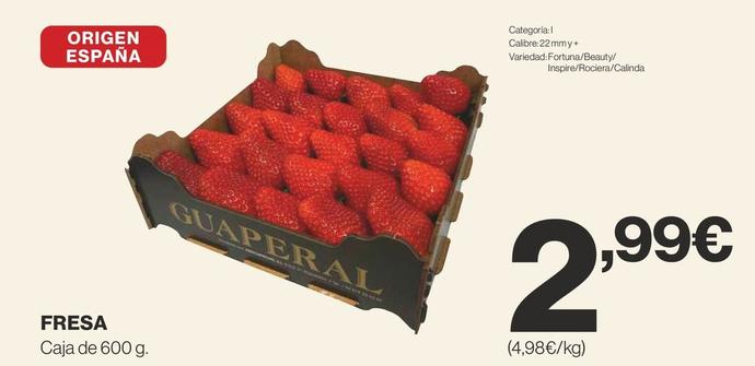 Oferta de Fresas por 2,99€ en Supercor