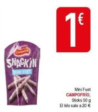 Oferta de Snacks por 1€ en Masymas
