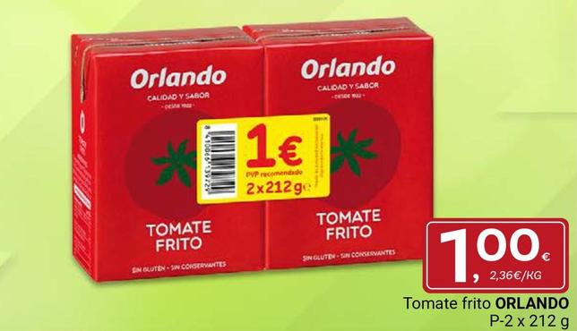 Oferta de Tomate frito por 1€ en Supermercados Dani