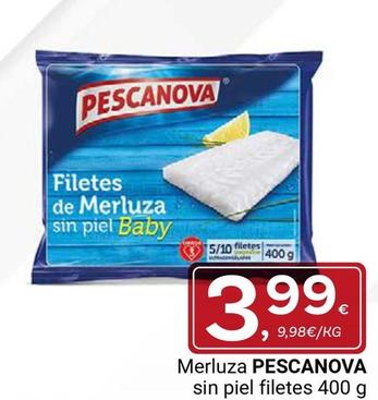 Oferta de Filetes de merluza por 3,99€ en Supermercados Dani