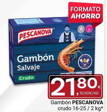 Oferta de Gambones por 21,8€ en Supermercados Dani