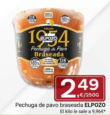 Oferta de Pechuga de pavo por 2,49€ en Supermercados Dani