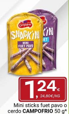 Oferta de Snacks por 1,24€ en Supermercados Dani