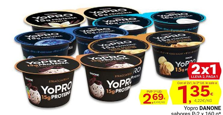 Oferta de Yogur por 2,69€ en Supermercados Dani