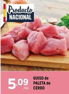 Oferta de Guiso De Paleta De Cerdo por 5,09€ en Coviran