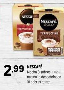 Oferta de Nescafé - Mocha 8 Sobres por 2,99€ en Coviran