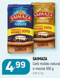 Oferta de Saimaza - Café Molido Natural O Mezcla por 4,99€ en Coviran