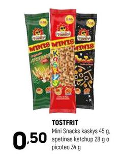 Oferta de Tostfrit - Mini Snacks Kaskys por 0,5€ en Coviran