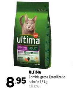 Oferta de Última - Comida Gatos Esterilizado Salmón por 8,95€ en Coviran