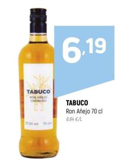 Oferta de Tabuco - Ron Añejo por 6,19€ en Coviran