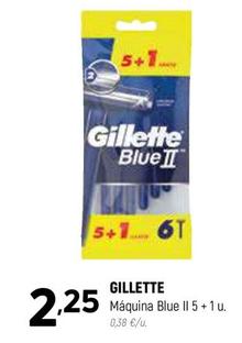 Oferta de Gillette - Blue 5+1 por 2,25€ en Coviran