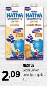 Oferta de Nestlé - Leche Junior Cereales O Galleta por 2,09€ en Coviran