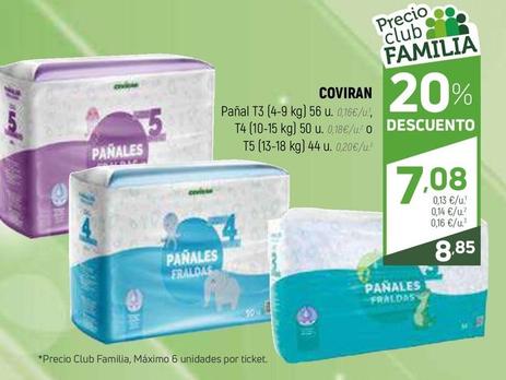 Oferta de Coviran - Pañal T3 por 8,85€ en Coviran
