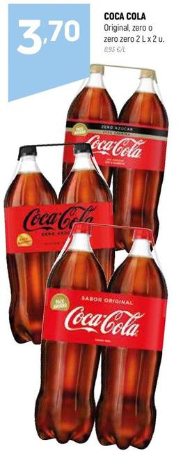 Oferta de Coca-cola - Original, Zero O Zero Zero por 3,7€ en Coviran