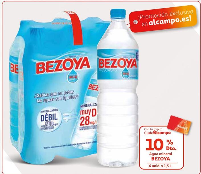 Oferta de Bezoya - Agua Mineral en Alcampo