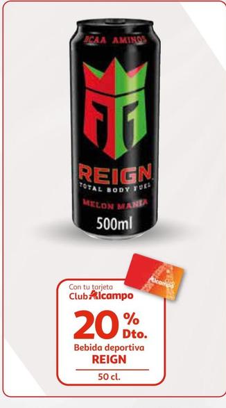 Oferta de Reign - Bebida Deportiva  en Alcampo