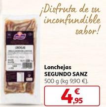 Oferta de Segundo Sanz - Lonchejas  por 4,95€ en Alcampo