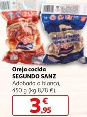 Oferta de Segundo Sanz - Oreja Cocida  por 3,95€ en Alcampo