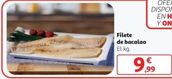 Oferta de Filete De Bacalao por 9,99€ en Alcampo