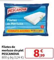 Oferta de Pescanova - Filetes de merluza Sin Piel por 8,99€ en Alcampo
