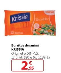Oferta de Krissia - Barritas De Surimi por 2,95€ en Alcampo