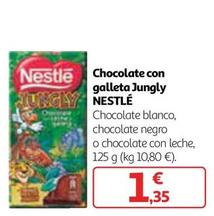 Oferta de Nestlé - Chocolate Con Galleta Jungly por 1,35€ en Alcampo